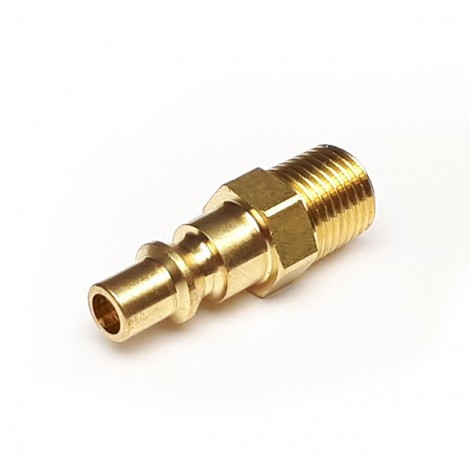 A2608-BR Brass Connector 1/4 BSP Male