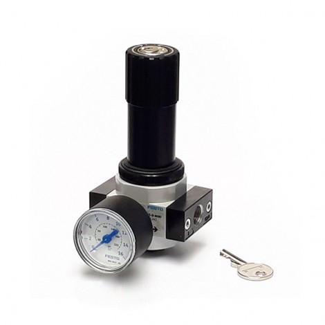 LRS-1/4-D-MINI Festo Lockable Pressure Regulator 1/4 BSP