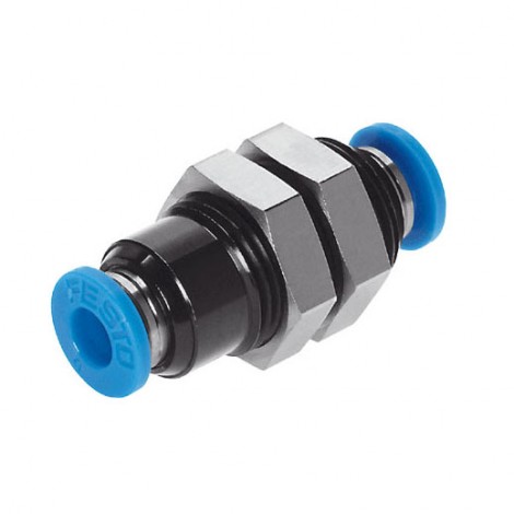 QSS-6 Festo Push-in Bulkhead Connector