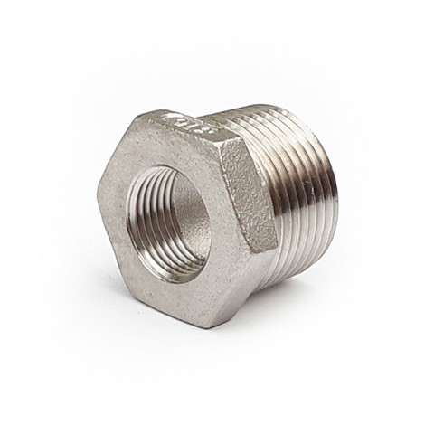 SRB3215 1-1/4 Inch - 1/2 BSP Stainless Reducing Bush