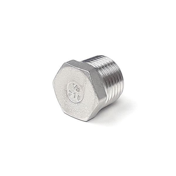 SSHP15 1/2 BSP Stainless Hex Plug