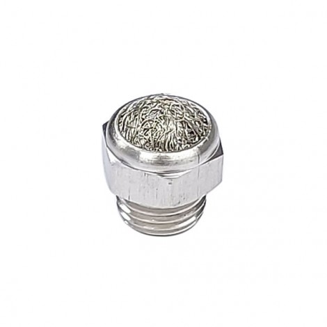 SSEP-1 Stainless Steel Hex Silencer - 1 Inch BSP Thread