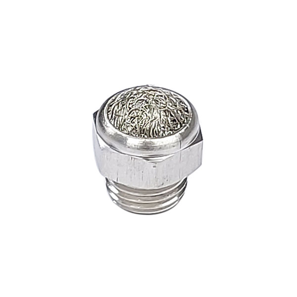 SSEP-1 Stainless Steel Hex Silencer - 1 Inch BSP Thread